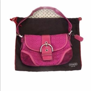 Authentic Coach Signature C small handbag